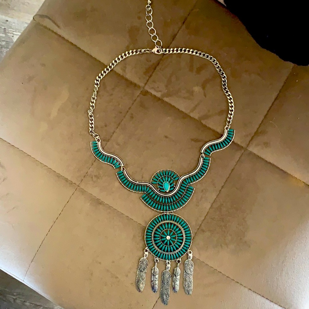 Turquoise looking necklace